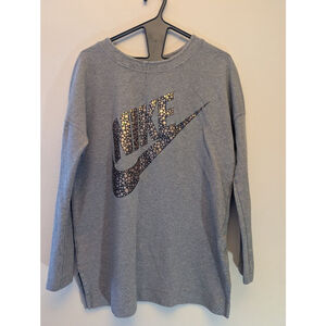 Women's Nike Gray & Gold Sweatshirt Size M